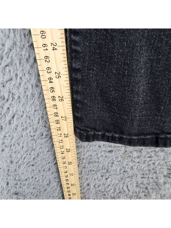 American Eagle Outfitters Jeans Mens 28x30 Black Denim Athletic Skinny - Picture 7 of 14